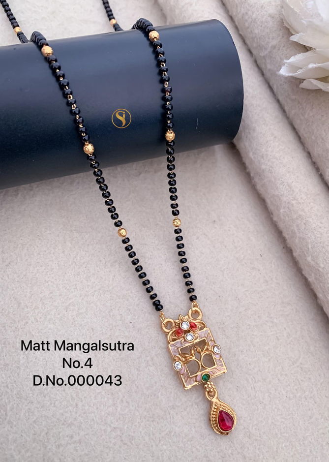 4 MH Daily Wear Matte Mangalsutra Manufacturers
